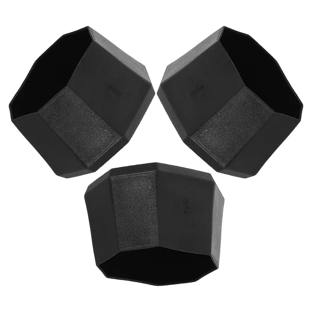 

3Pcs Tennis Racket Handle End Caps Sturdy Plastic Universal Fit for Various Models Lightweight Easy to Carry Stability