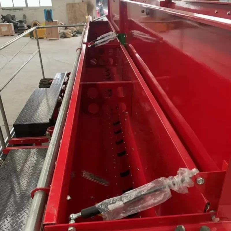 Agricultural tractor hooked 18 rows of wheat seeder, alfalfa seed seeder