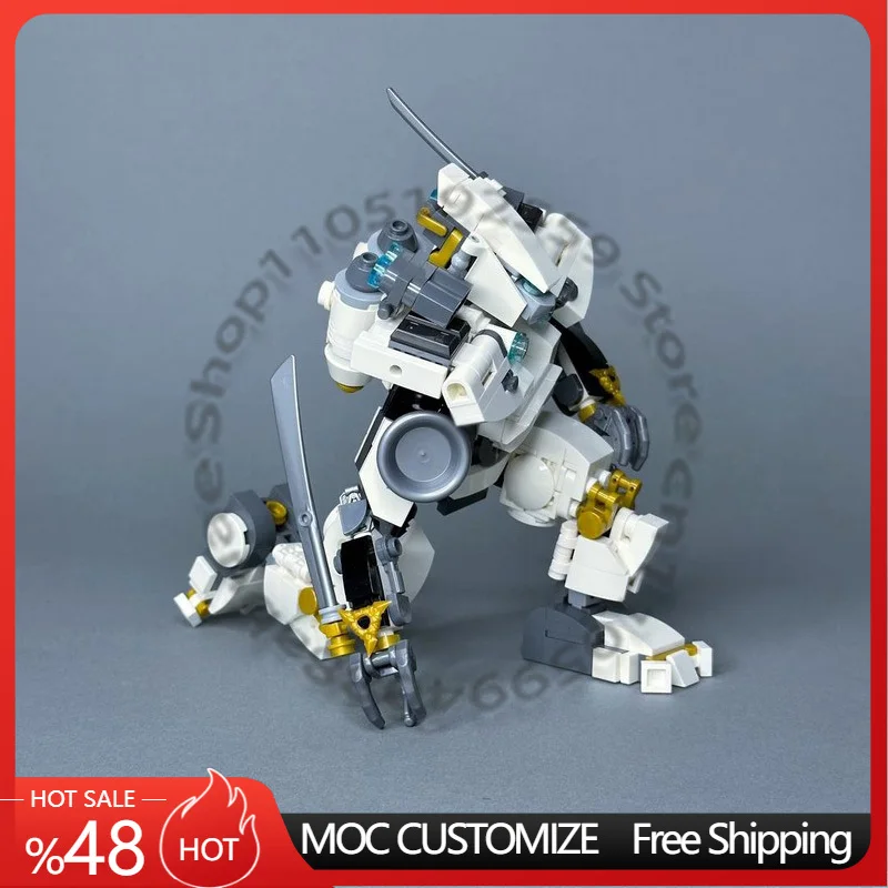 

385 PCS Customize Frost Guardian Mech MOC Customize Modular Building Block Educational Model Creative DIY Boys Toy Birthday Gift