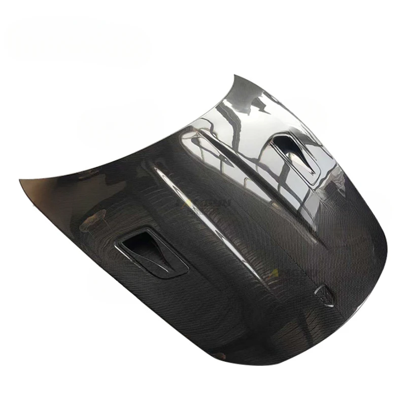 For Porsche 718 GT4 Style Dry Carbon Fiber Lightweight Engine Hood Bonnet Car Tuning Parts