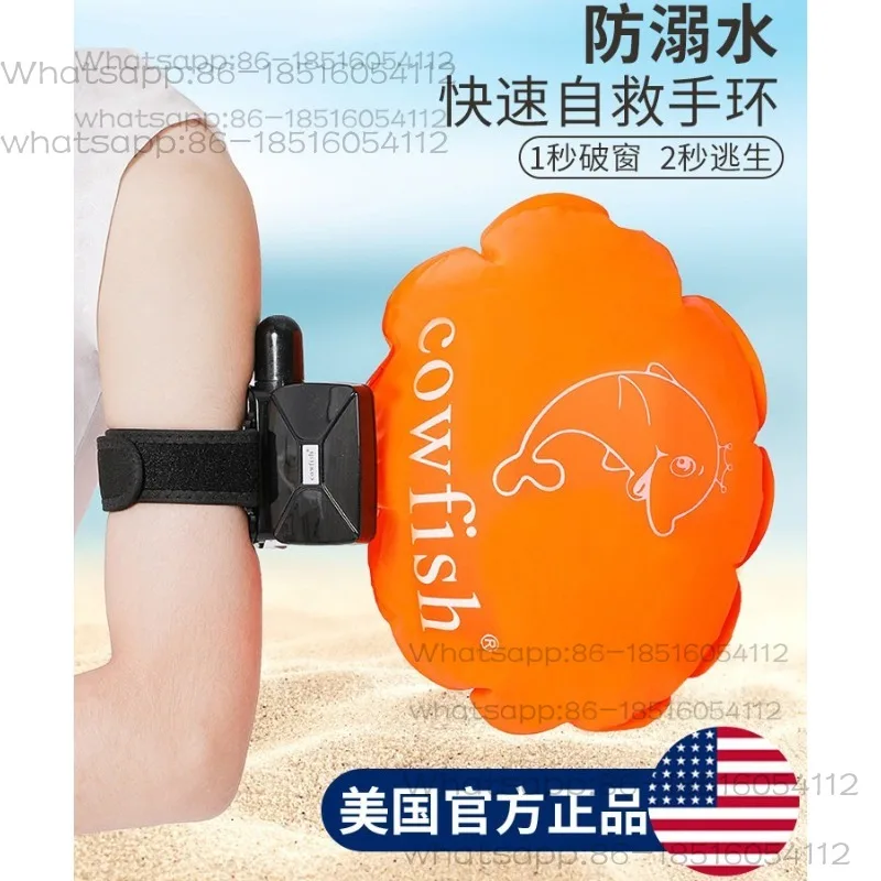 Lifeguard wristband, anti drowning safety airbag, floating wrist, wild swimming equipment, fishing, drowning, self rescue