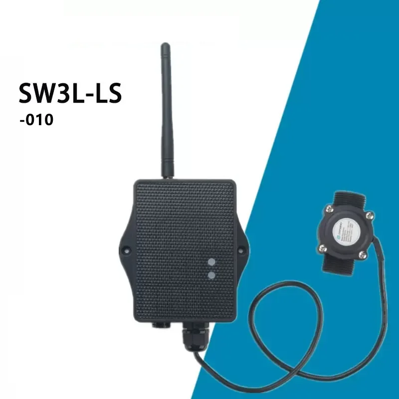 

SW3L-LS-010 LoRaWAN Outdoor Flow Sensor Monitor The Water Usage For Buildings Supports BLE Configure and Wireless OTA Update