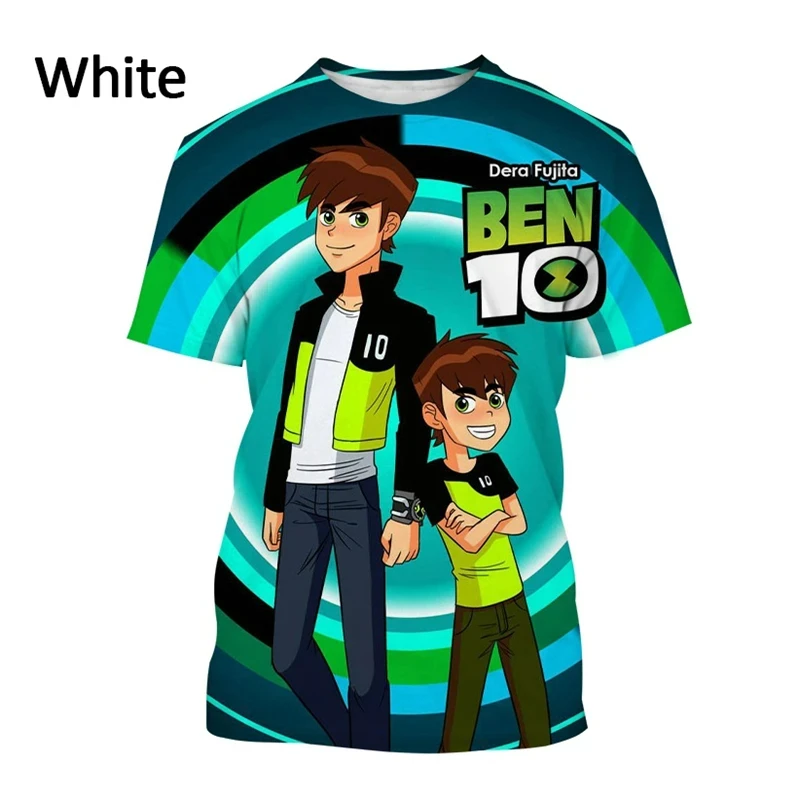 New Omnitrix Ben10 Cartoon Print T-Shirts For Men Women 3D Crew-Neck Short Sleeve Top Fashion Street Harajuku Kids Anime T Shirt