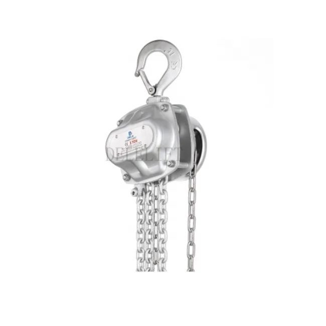 China Pulley Block For Lifting DF-S-1TB China Manufacturer Stainless Steel Chain Hoists