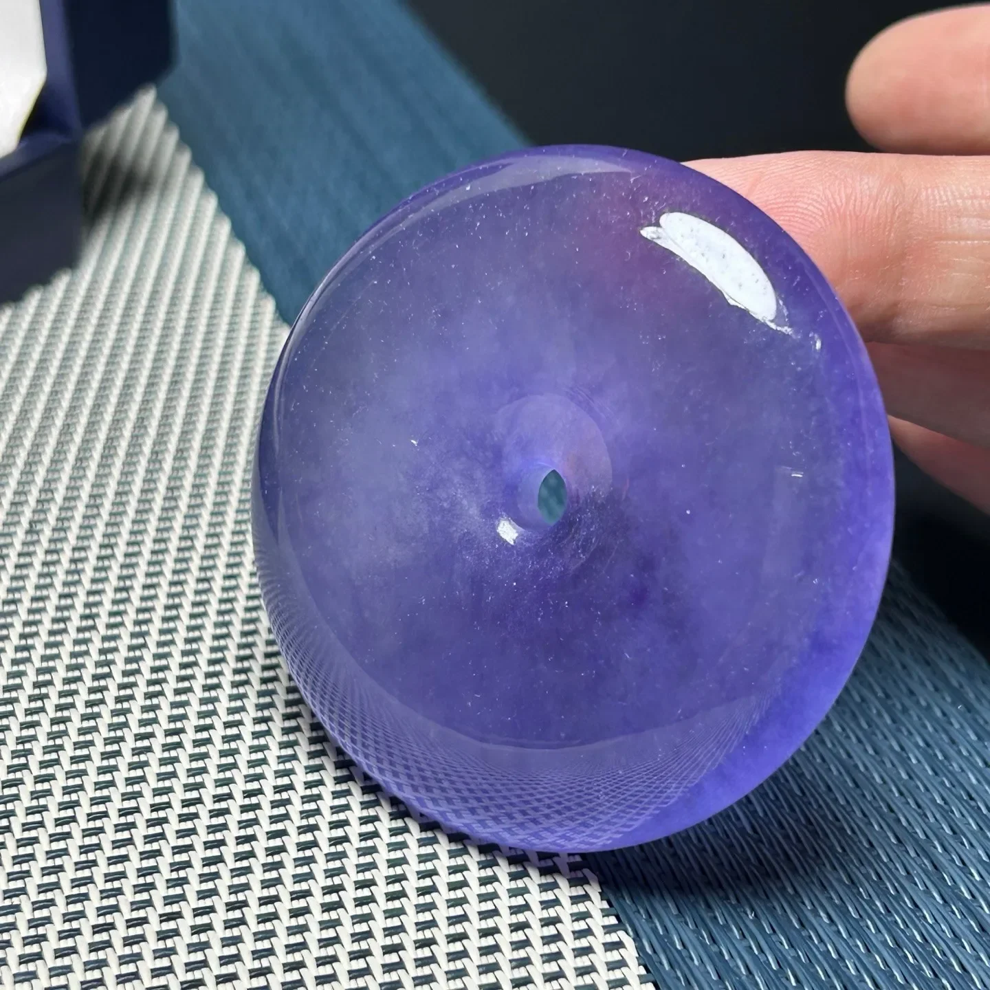 Real Natural Ice purple Jade Jadeite Amulet Pendant&Necklaces