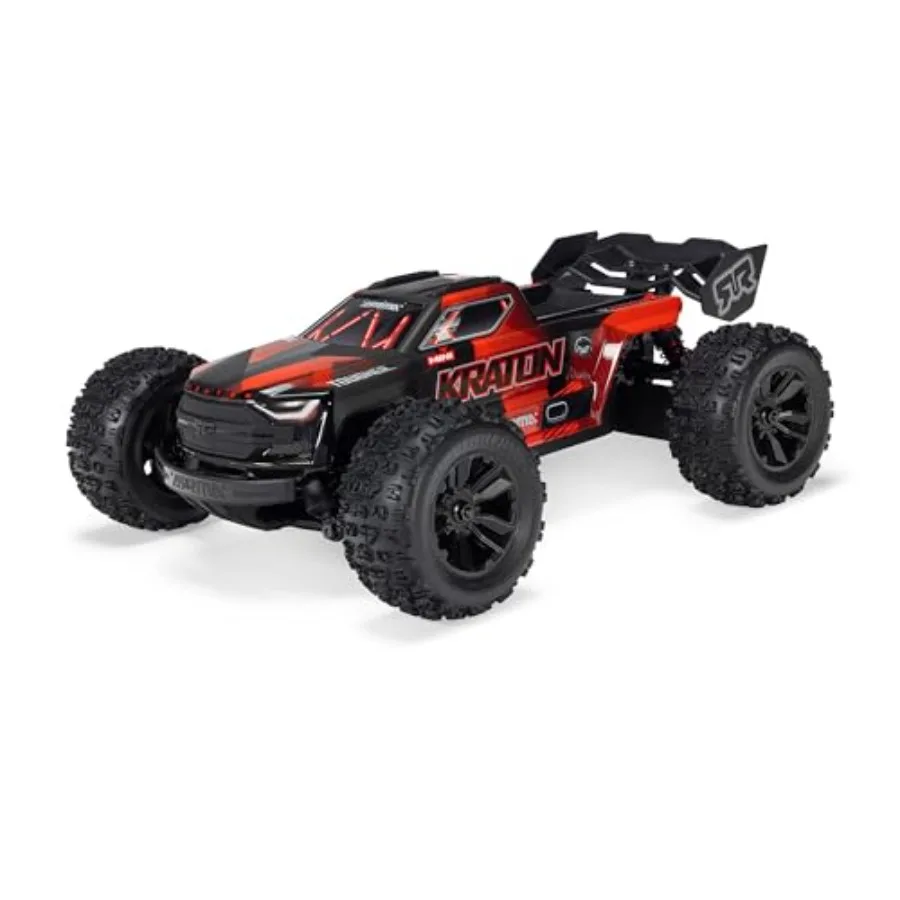

1/16 Mini Kraton 3S DSC 4X4 RTR Brushless Speed Truck, Black/Red, ARA2508T1