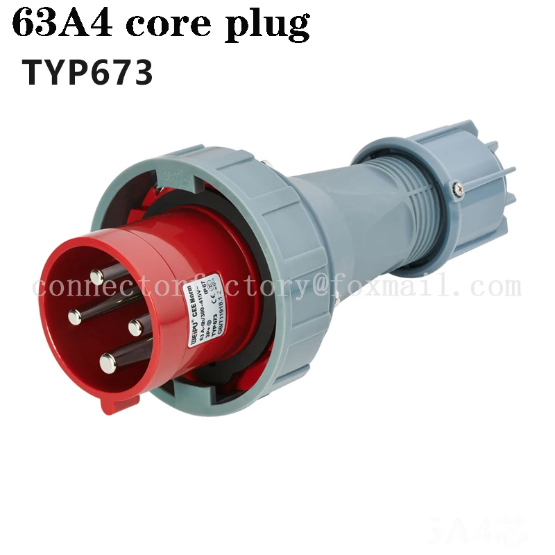 63A التوصيل والمقبس الصناعي 3-4-5 الأساسية موصل مقاوم للمياه أخفى ومحول مثبت على السطح #6