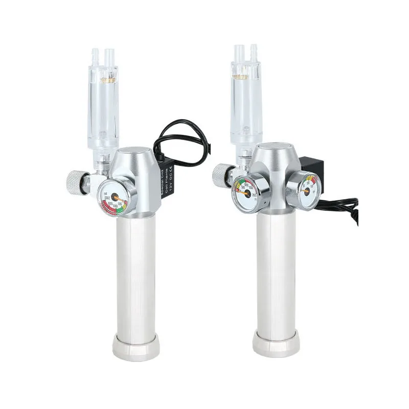 

Aquarium CO2 Regulator Solenoid Valve Bubble Counter Small Gas Bottle 3-8UNF With sleeve Fish Tank CO2 Pressure Reducing Valve