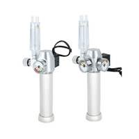 Aquarium CO2 Regulator Solenoid Valve Bubble Counter Small Gas Bottle 3-8UNF With sleeve Fish Tank CO2 Pressure Reducing Valve