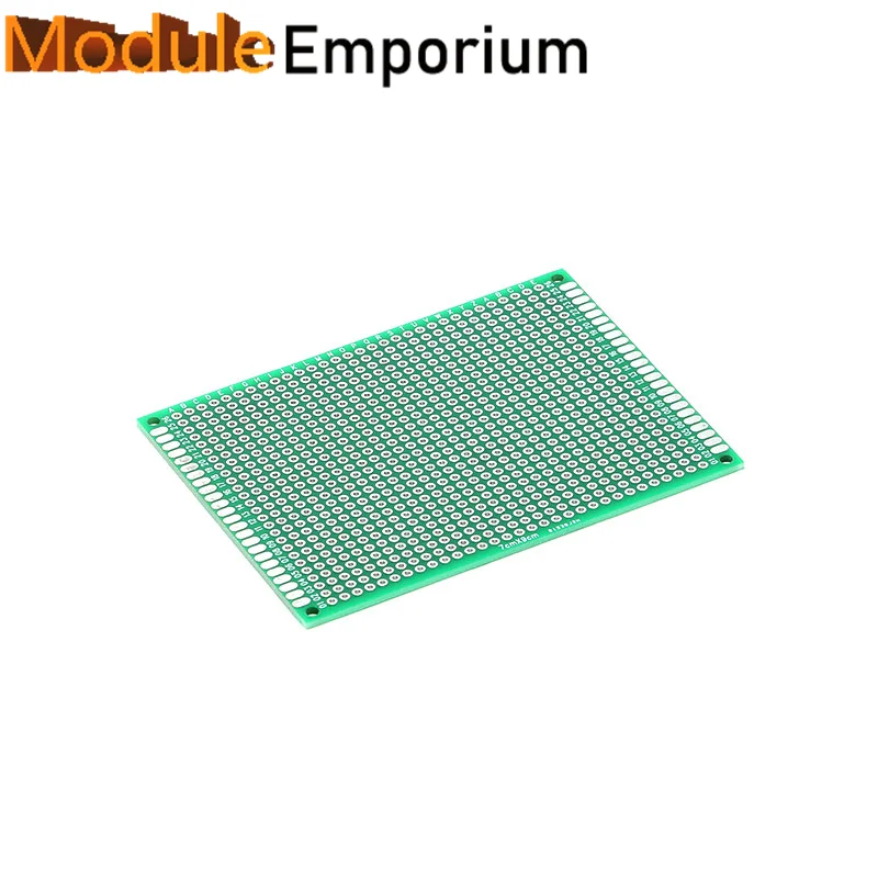 Double-Sided PCB Protótipo, Universal Circuito Impresso Board, carga eletrônica controlador, 7x9cm