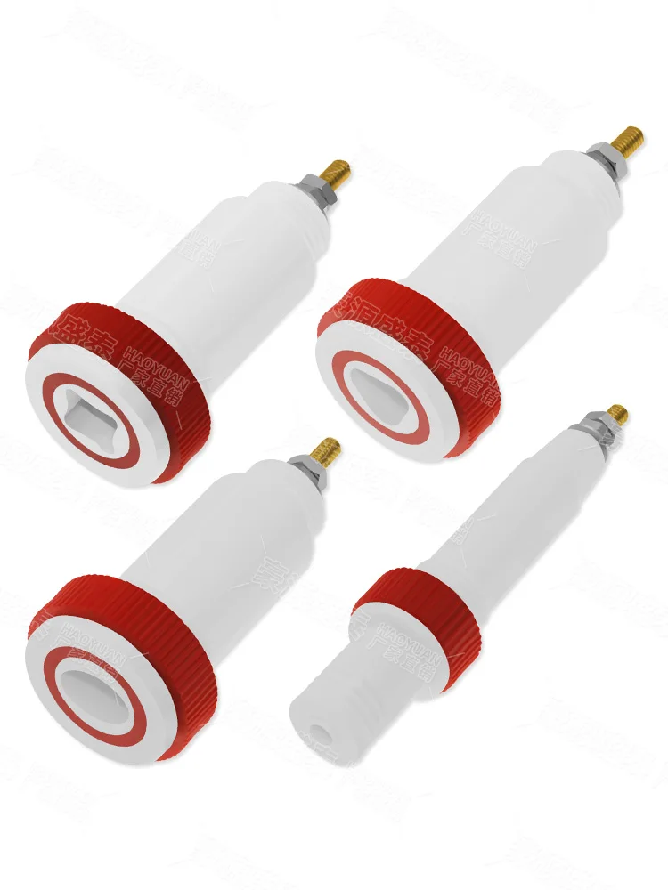 30-50kV withstand voltage high voltage plug socket cross elliptical triangular power supply terminal 4mm banana plug