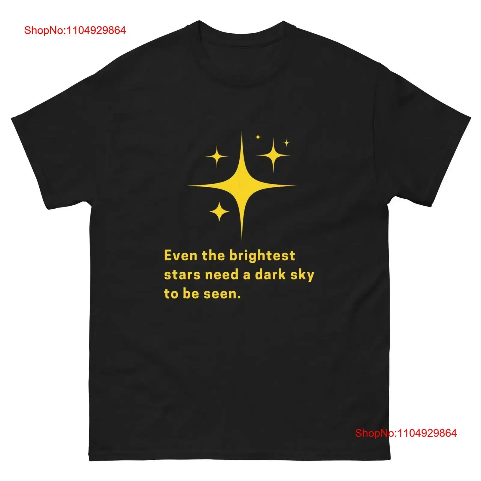 Even the Brightest Stars T-Shirt, inspirierendes Sternennacht-Design für Traumer, lustiges T-Shirt, Geschenk, Freunde, Vintage, gewaschene Grafik