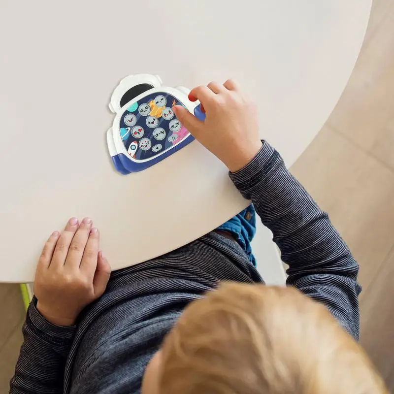 Hämmern Spielzeug Für Kinder Montessori Spielzeug Interaktive Spiel Spielzeug Astronaut Form Handheld Spielkonsole Frühe Bildung Geschichte Maschine