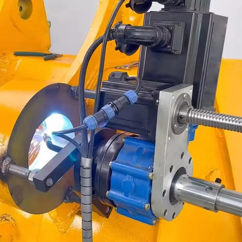 2026 - SP50 Fully Automatic Two-in-One Portable Boring and Welding Machine, Lightweight Worm Gear Boring and Welding Machine