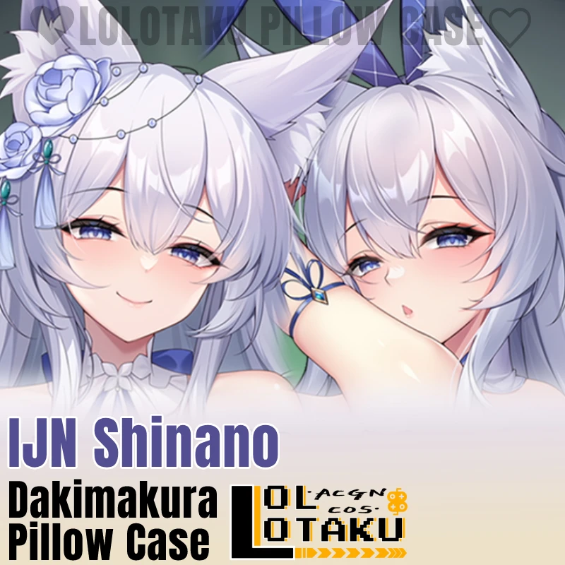 

IJN Shinano Dakimakura Azur Lane Game Hugging Full Body Pillow Case Sexy Cushion Cover Otaku Gift Pillowcase Home Bedding Decor