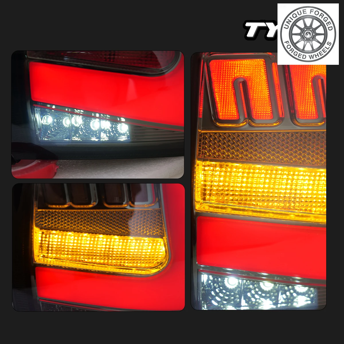 

Задний фонарь BC Car для Fortuner 2016-2022: обновленный, модифицированный, с динамическим сигналом поворота DRL и LED-подсветкой, автоаксессуар