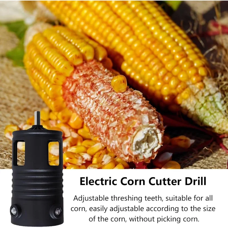 Portable Corn Thresher Accessory Fully Automatic Corn Peeling Machine Head Small Electric Grain Planer Separator