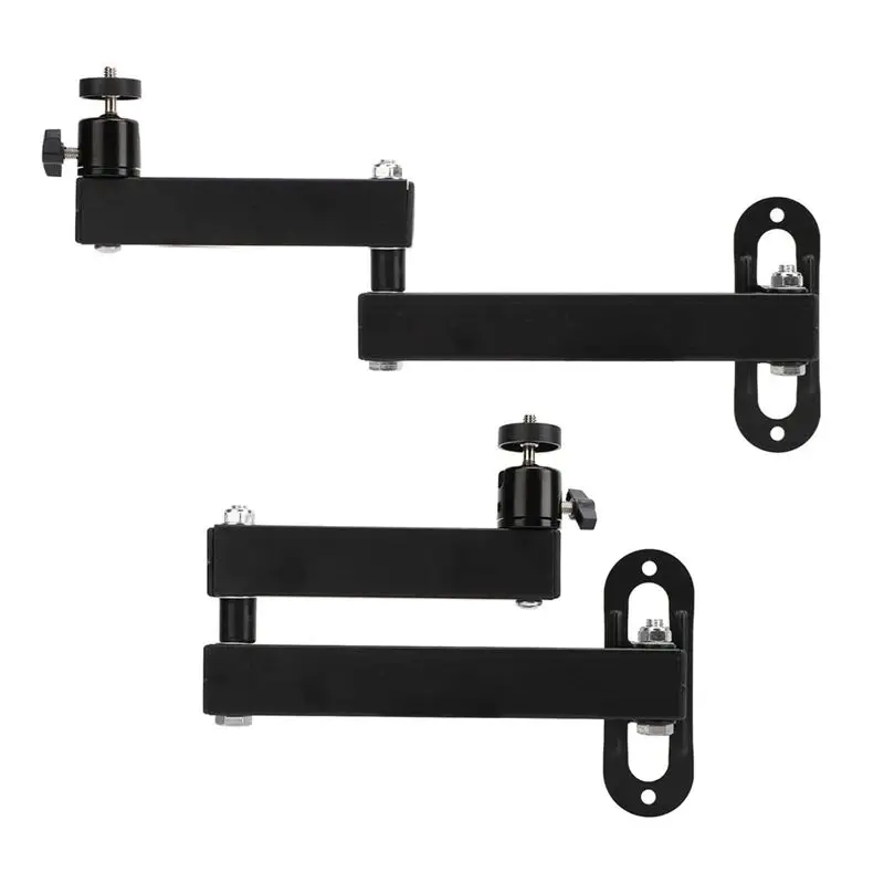 B27B Foldable Projector Mounting Holder Wall Stand Hanging With 1/4 Inch Screw Size For Secure Ceiling And Wall Rack