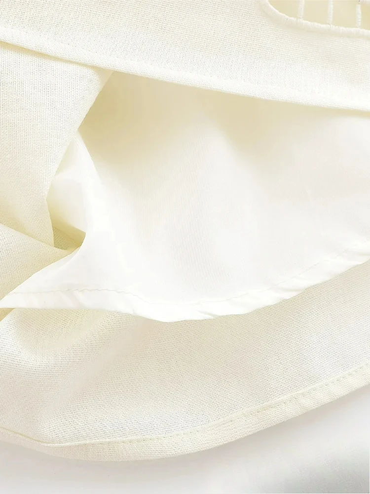 KONDALA-vestido Sexy y elegante para mujer, minivestido recto sin mangas con bordado calado, vestido de playa para vacaciones de verano 2025