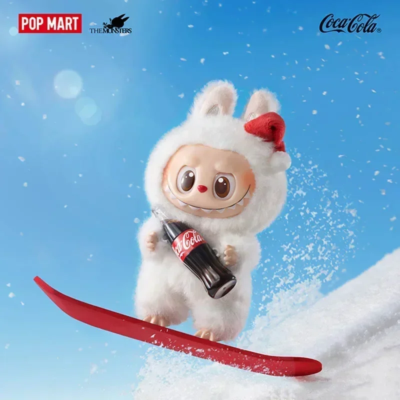 POP MART LABUBU THE MONSTERS COCA-COLA Serie Vinile Viso Cieco Scatola Giocattoli Scatola Mistery Mistery Caixa Simpatici giocattoli di peluche Regalo a sorpresa