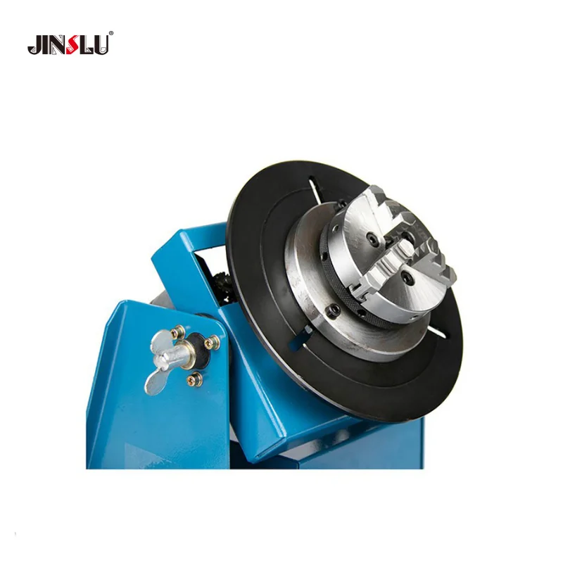 

JINSLU Rotary Welding Positioner 10KG 0-90 BY-10 Rotating Welder Rotator Machine Automatic Motor Turntable Table With Chuck