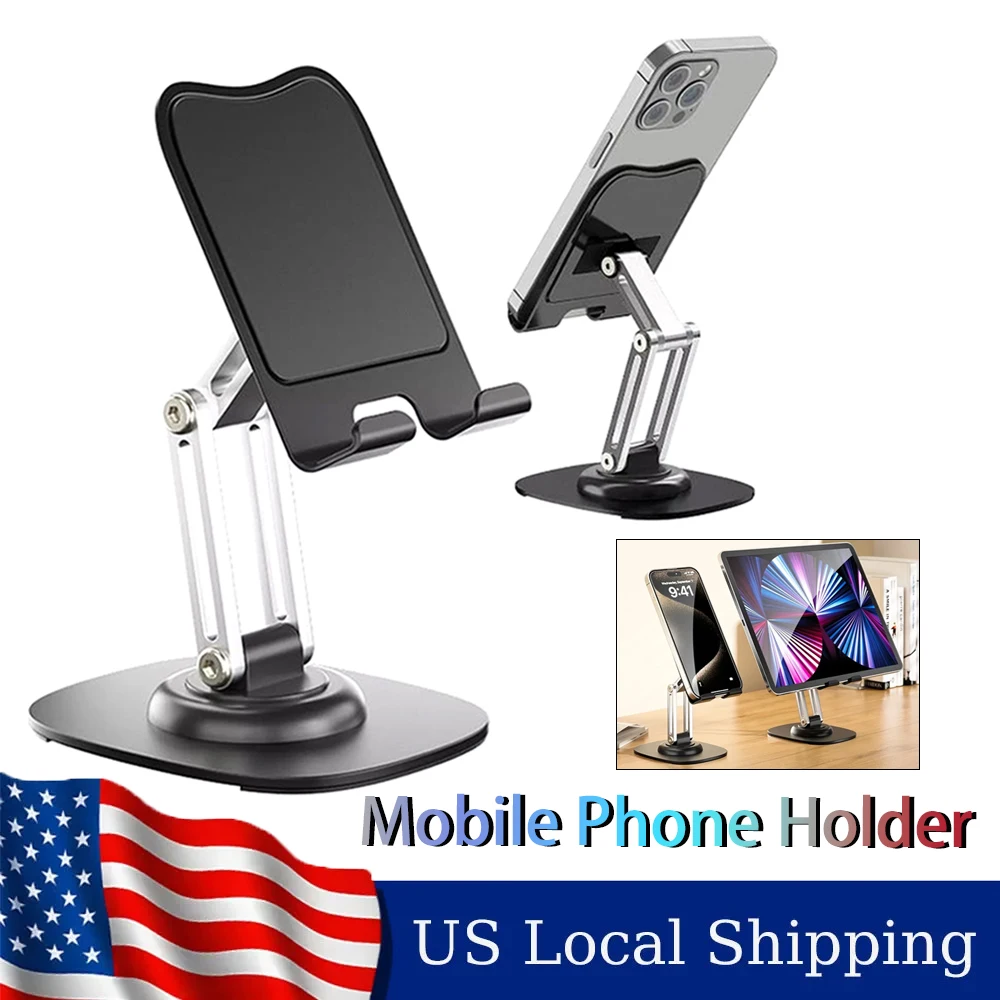 

Складной держатель для мобильного телефона для всех телефонов, подставка для планшета, настольное крепление, гибкий регулируемый настольный кронштейн Live Lazy, поддержка