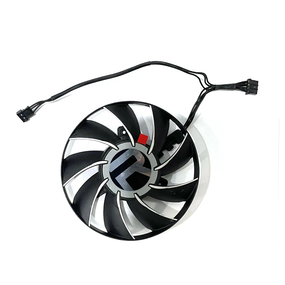 Imagem -04 - Refrigeração Bola Dupla para Amd Radeon Rx6800 Rx6800xt Rx6900xt 16g Placa Gráfica fã Substituição 75 mm 4pin Fd7010h12s Gpu Fãs fã de