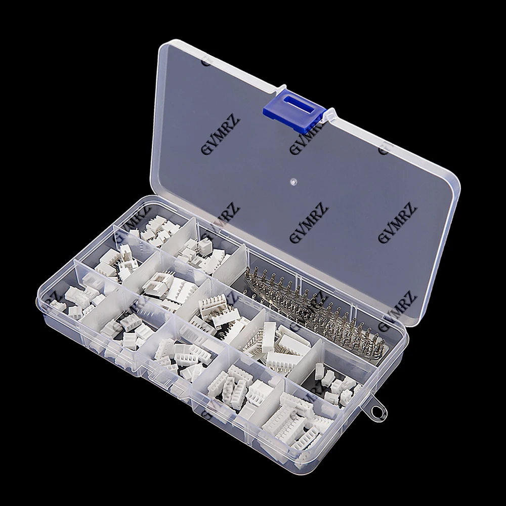 220PCS 2-8P PH2.0 JST Male Female Plug Socket PH 2.0mm Connector Kit Straight Pin Terminals 2P 3P 4P 5P 6P 8P Pitch 2.0mm view 2