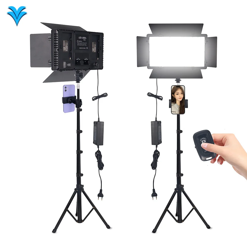 

U600 Dimmable Studio Live Stream Makeup Video LED Rgb Photographic Lighting