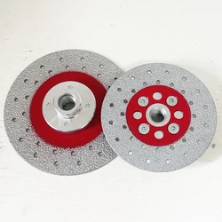 1Pc 125mm M14 Diamond Saw Blade Granite Marble Slotted Grinding Sheet Marble Blade Saw Blade Stone Cutting Blade Grinding Disc