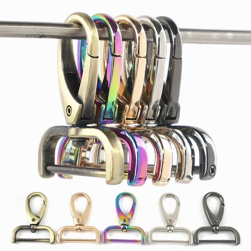 

5/10Pcs Meetee 13-38mm Metal Detachable Lobster Buckle Dog Collar Trigger Snap Hook for Keychain Bag Strap Clip Clasp Carabiner