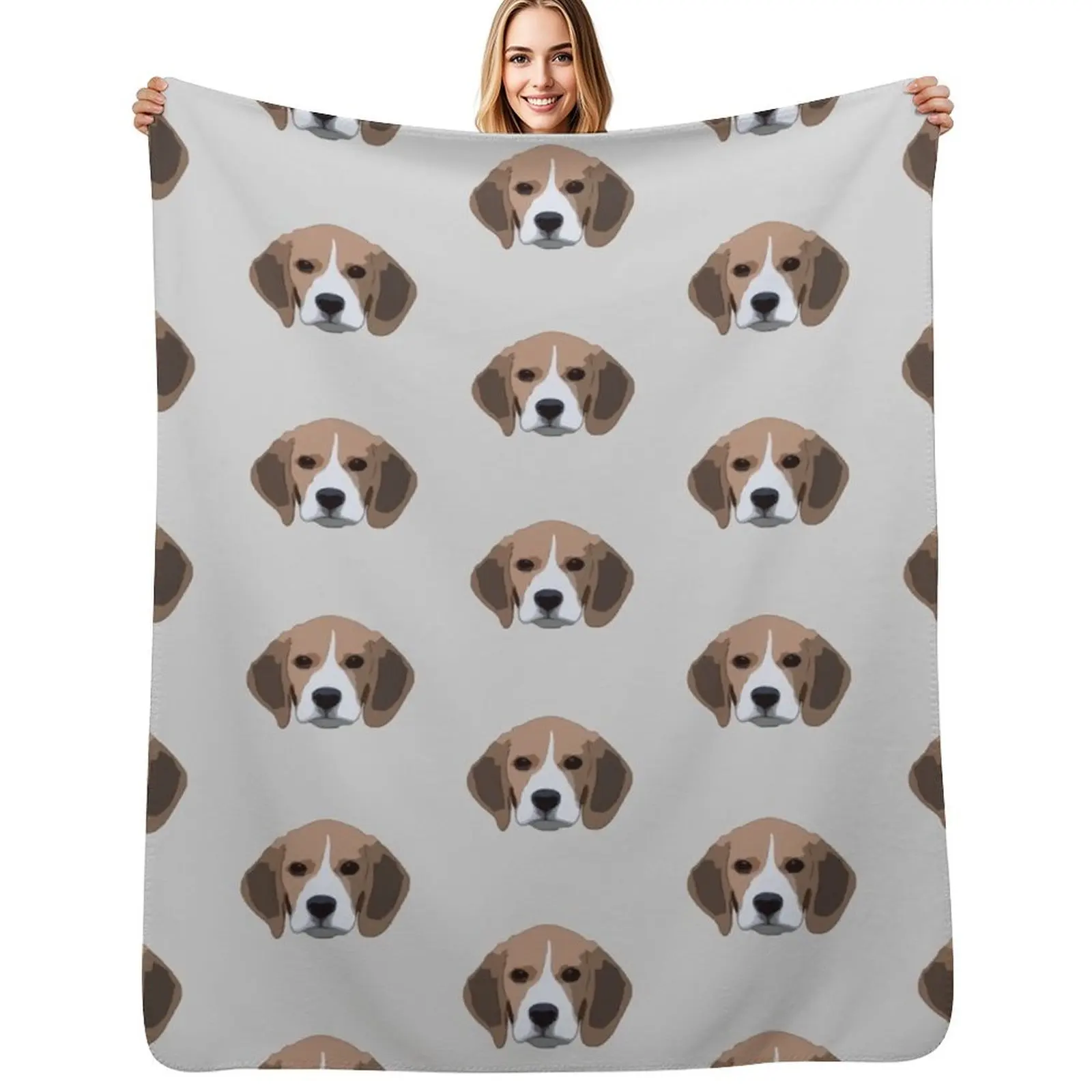 

Beagle Throw Blanket halloween Hairy Large Decorative Throw Blankets