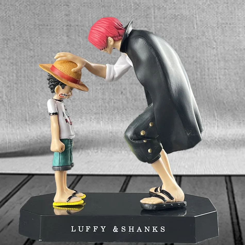 أنيمي الشكل قطعة واحدة لوفي أربعة الأباطرة شانكس القش قبعة لوفي عمل الشكل القرد D لوفي جمع نموذج ألعاب الدمى #1