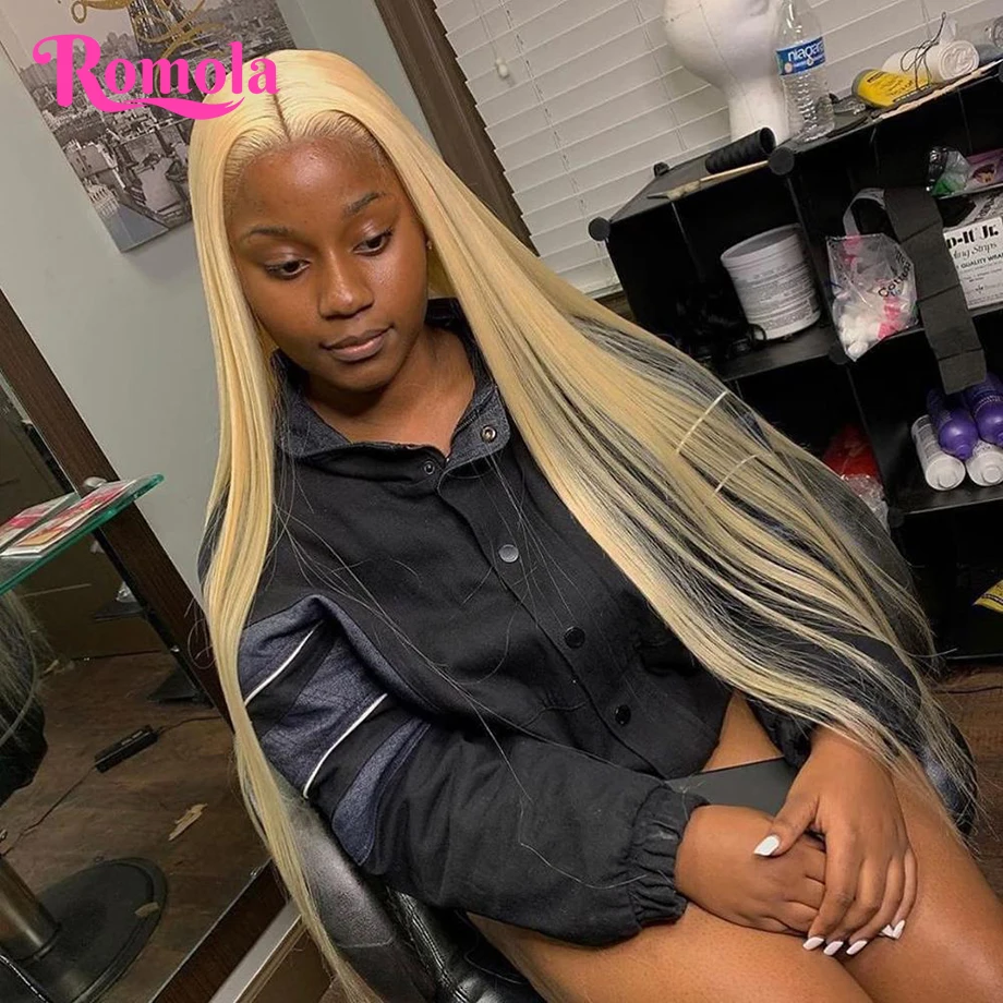 613 Hd Lace Frontal Wig 13x6 Straight Blonde Lace Front Wig Human Hair 30 Inch Transparent 13x4 Honey Blond Lace Front Wigs