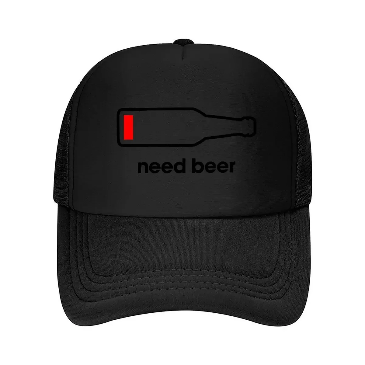 Need Beer Humorous - قبعة بيسبول شبكية بتصميم رغبة الشرب مستوحاة
