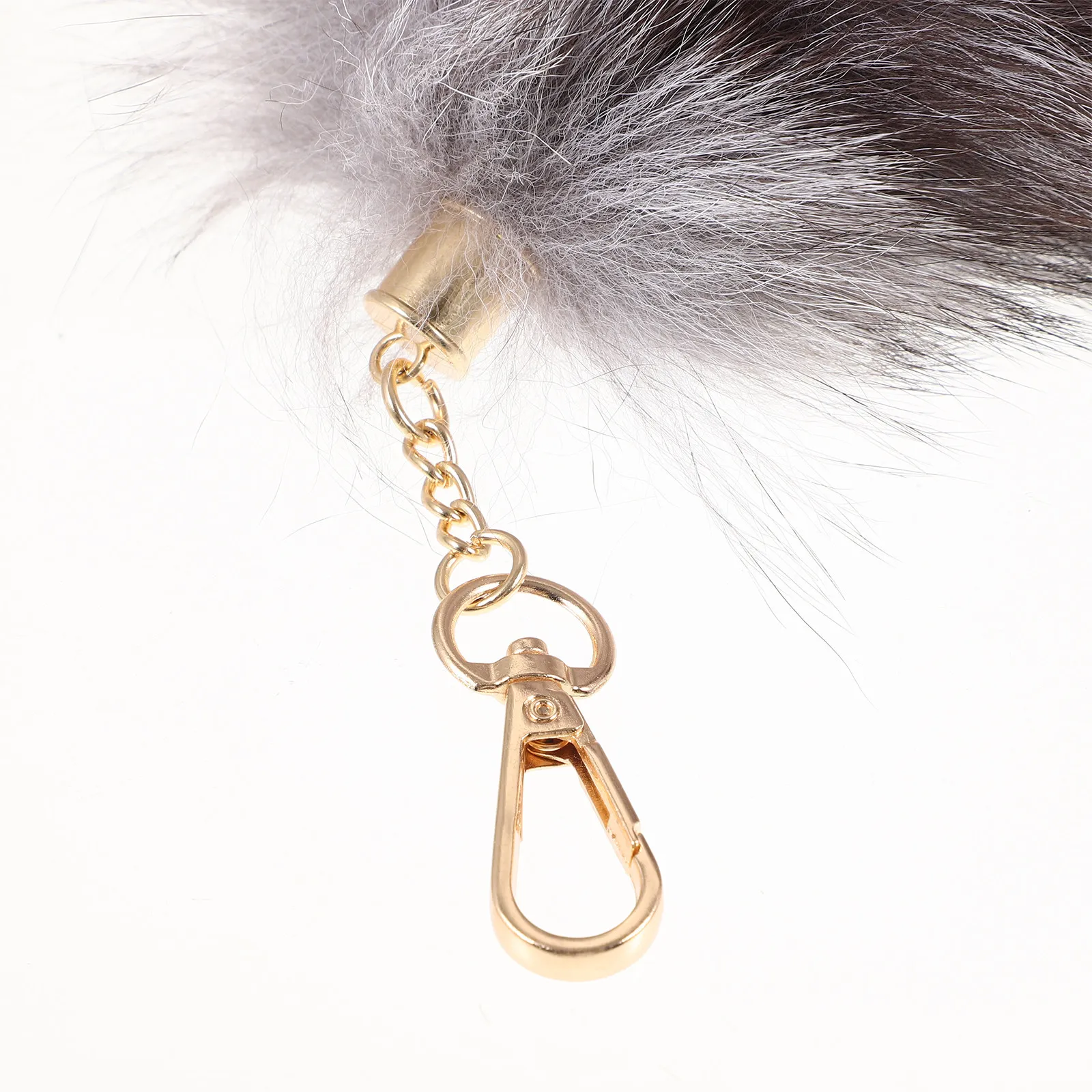 

Animal Tail Keychain Pendant Cute Soft Tail Hanging Decor Bag Charm Key Ring Hanging Ornament Key Accessory for Backpack Car