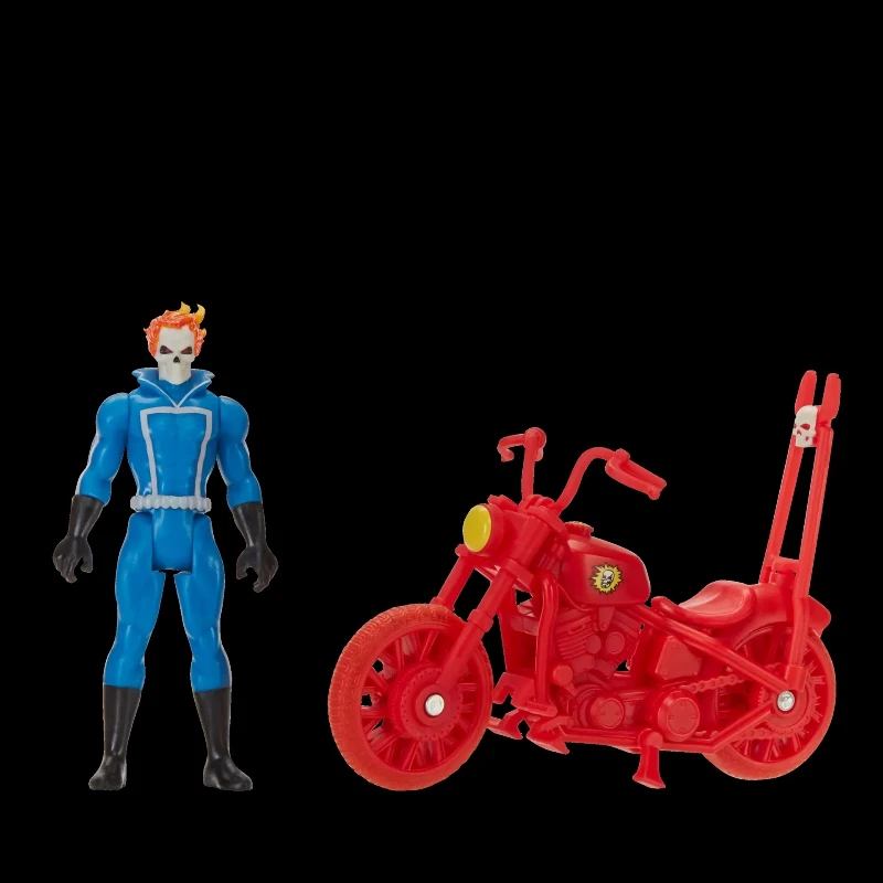 ฟิกเกอร์แอ็คชั่น Marvel Legends Retro Ghost Rider ของแท้ รุ่นคลาสสิกจากการ์ตูน พร้อมมอเตอร์ไซค์ ชุดเต็ม ของเล่นเด็กผู้ชาย ของขวัญ