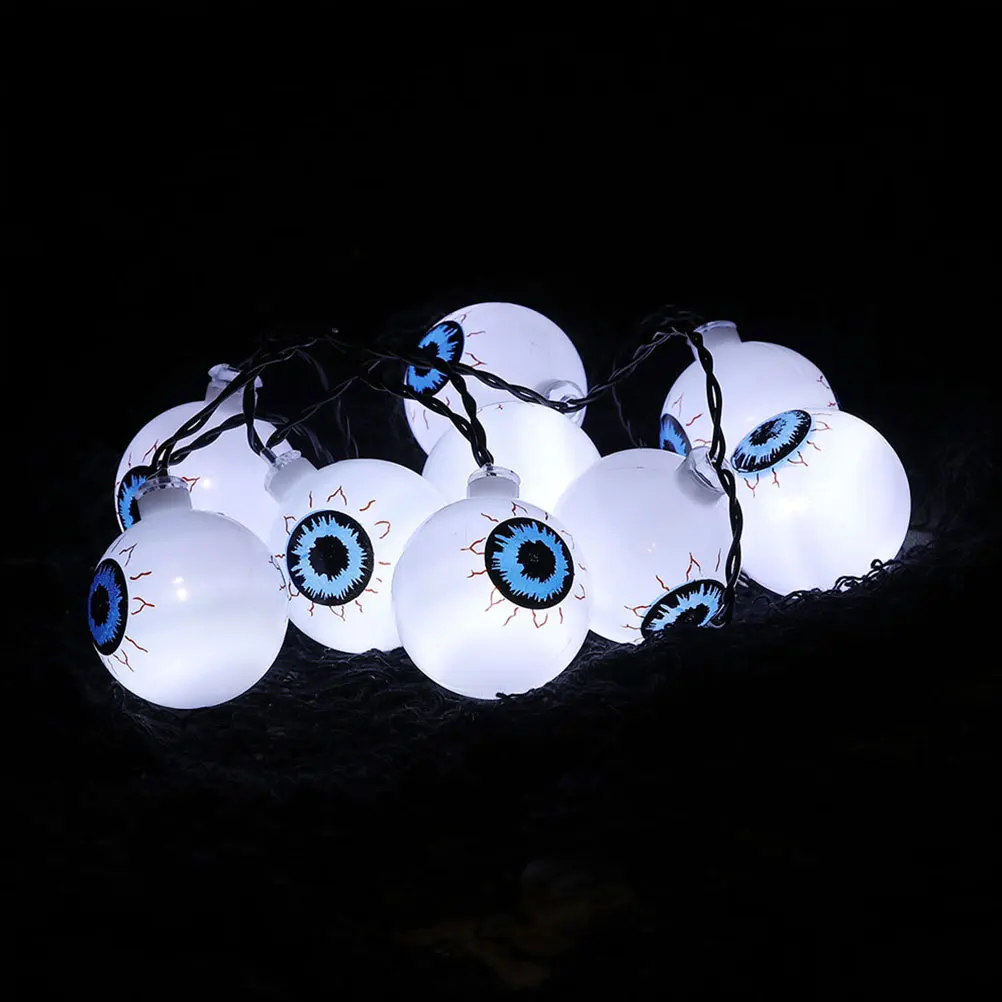 

2pcs Halloween LED Necklace Glow Lights Terrifying Pumpkin Chain Decorations Holiday Party Strings Flexible Lighting