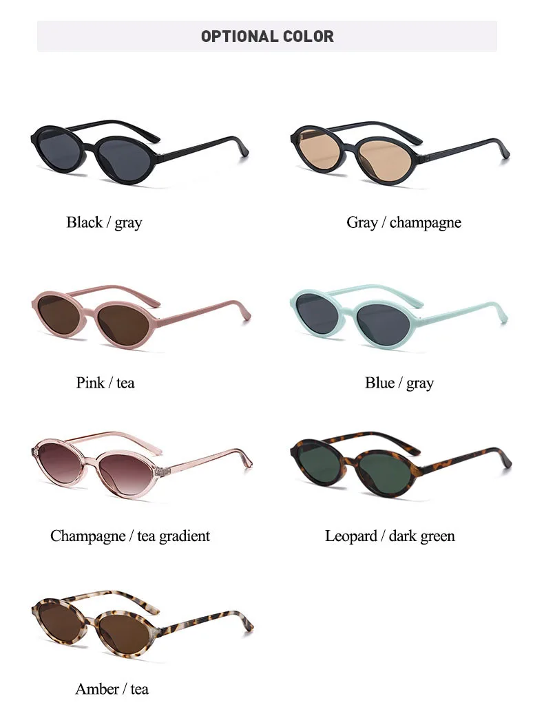 SO&EI Retro Kleine Cat Eye Sonnenbrille Frauen Marke Designer Männer Sonnenbrille UV400 – Detail 8