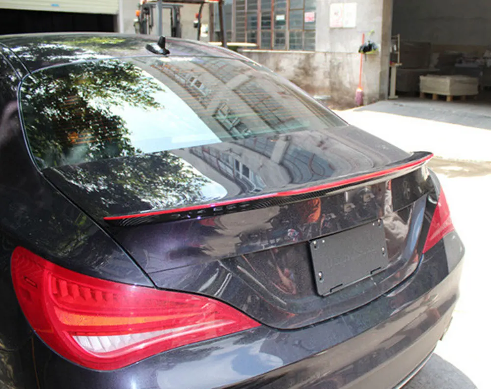 Carbon Fiber Rear Spoiler For Benz CLA Class W117 CLA180 CLA200 CLA250 2013-2019  Duckbill Rear Trunk Wing Spoiler