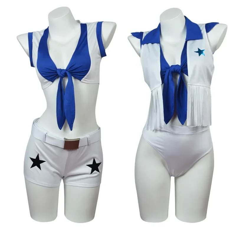 Cowboys Football Team Cheerleading Uniform Revision Cosplay Cosplay Lolita  Anime Cosplay  Maid Costume