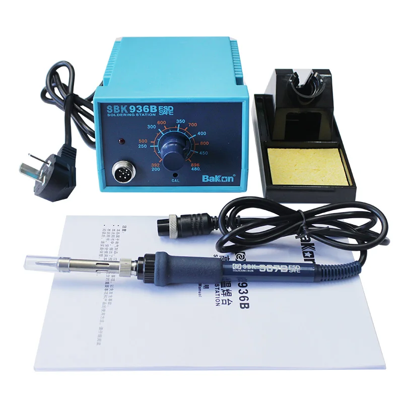 White light electric soldering iron SBK936B adjustable temperature constant lorie household maintenance welding tool set  table