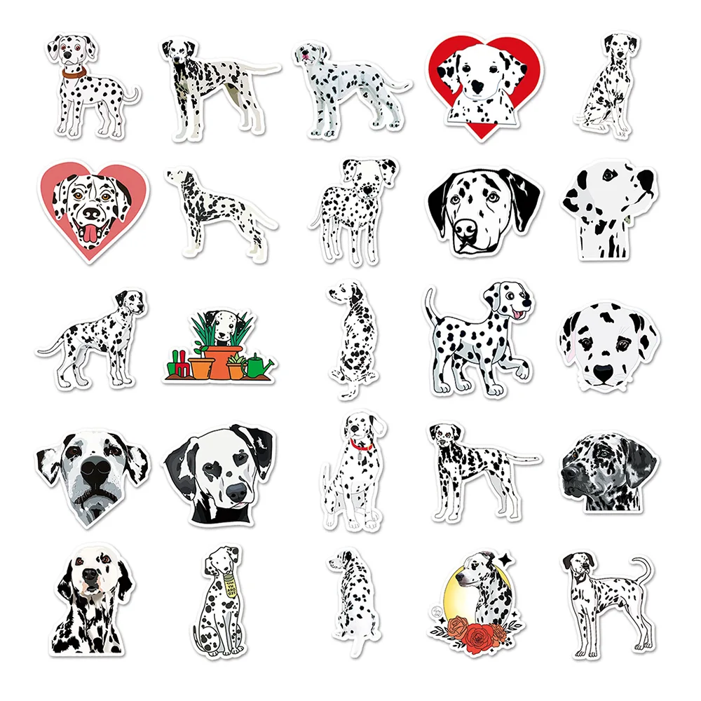 10/30/50pcs Disney Movie 101 Dalmatians Stickers Cute Cartoon Animal Dog Graffiti Sticker Decals for Kids Toy Phone Stationery