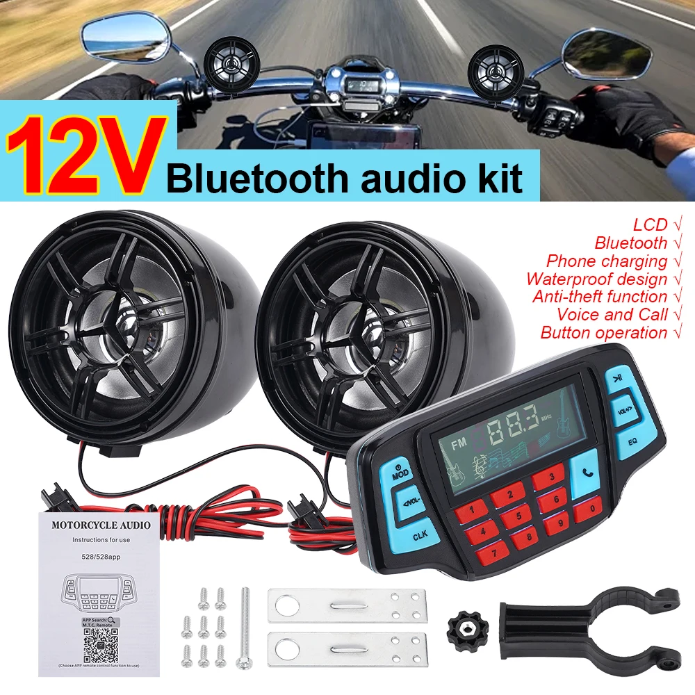 set-di-altoparlanti-bluetooth-per-moto-12v-2x15w-impermeabili-con-schermo-lcd-controllo-app-radio-fm-usb-scheda-tf-chiamate-in-vivavoce-antifurto