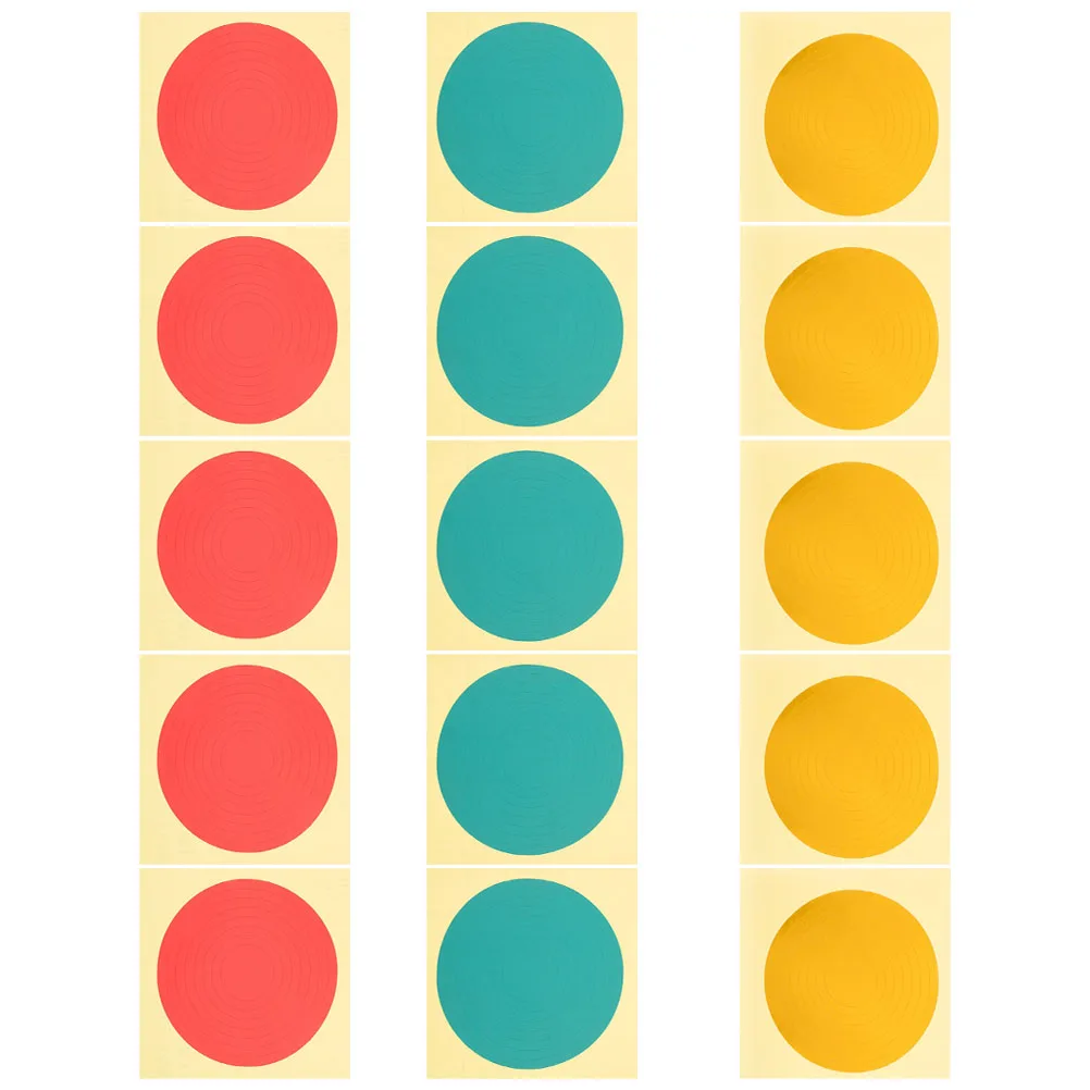 

15pcs Pressure Gauge Identification Stickers Color Coded Reflective Safety Labels for Tire Gas Gauge Warning Markers Durability