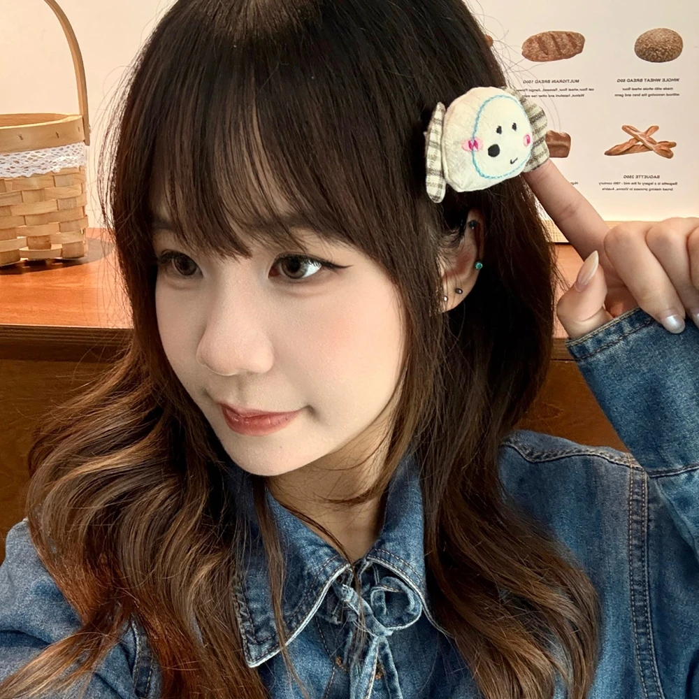 2025 الاتجاه الجديد الكرتون الكلب سحابة الآيس كريم مشبك شعر طالب لطيف بطة فاتورة كليب حفلة Kawaii إكسسوارات الشعر هدايا بالجملة #3