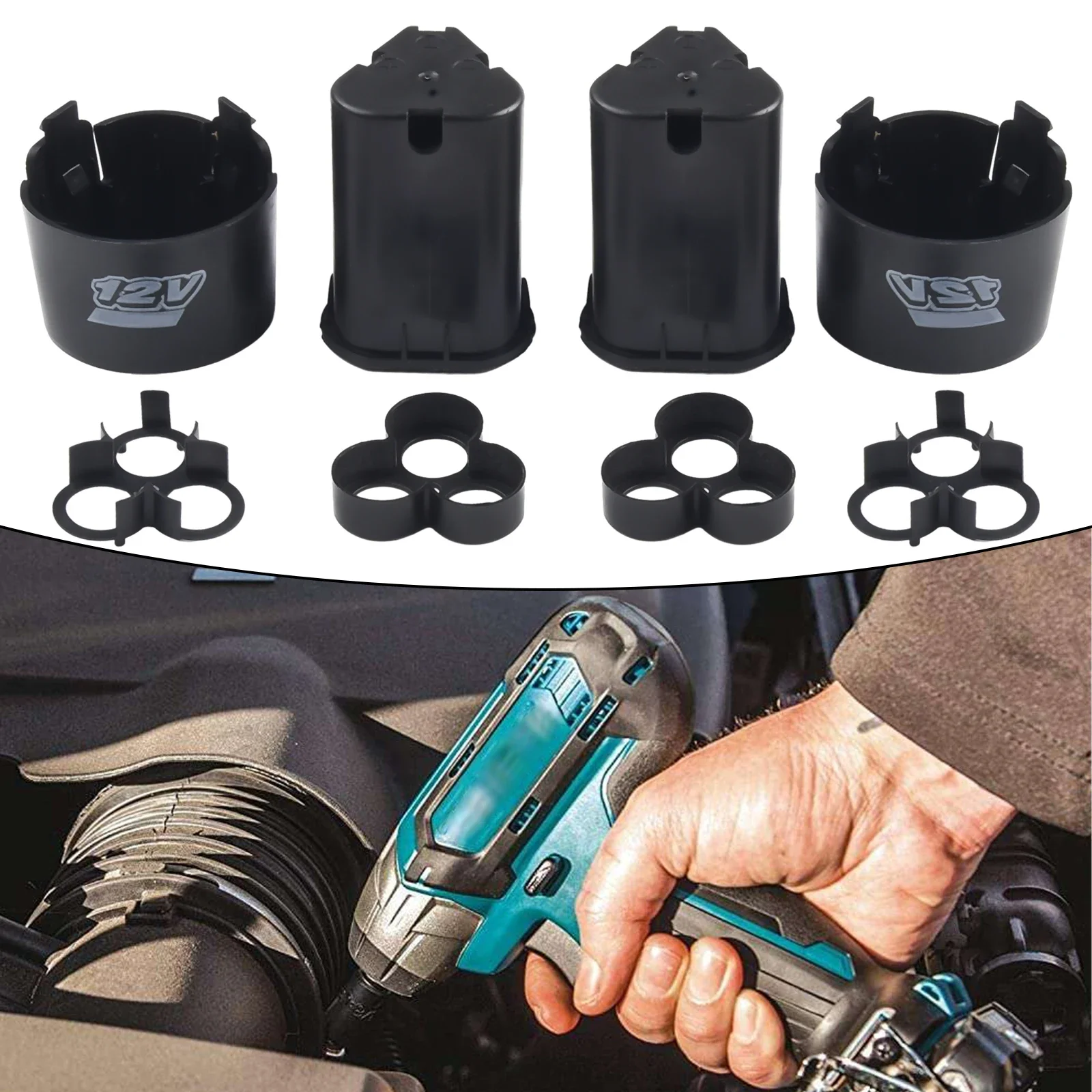 3 Cell Battery Case 12V For Lithium Drill And 3 String Power Tools With Over Discharge Protection And Charging Current 1A