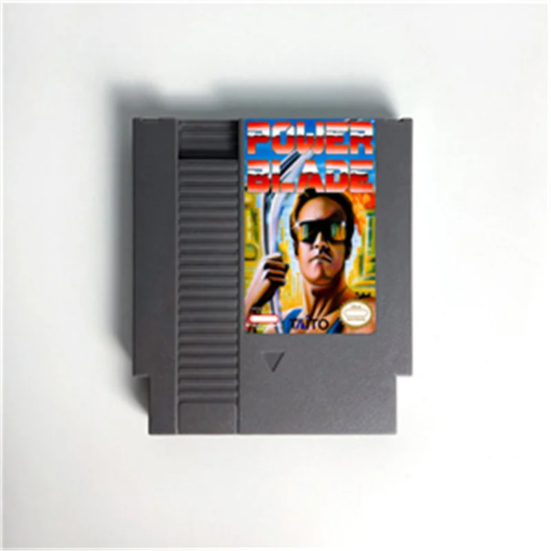 

Power Blade 1 2 Game Cart for 72 Pins Console NES