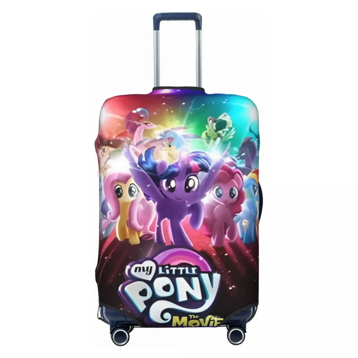 MINISO My Little P-pony Suitcase Cover Holiday Elastic Luggage Case Cruise Trip Protector