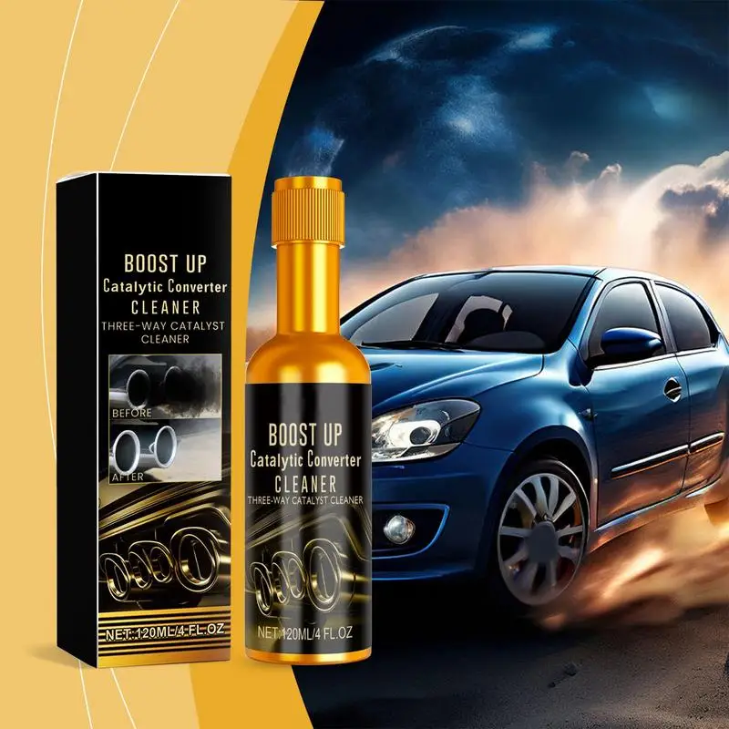 

Cylinder Head Cleaner Car Catalytic Converter Cleaner 120ml Automotive Cylinder Head Cleaning Tool Exhaust System Cleaner